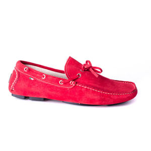 VERA GOMMA RED MOCCASINS | MENS SIZE 41